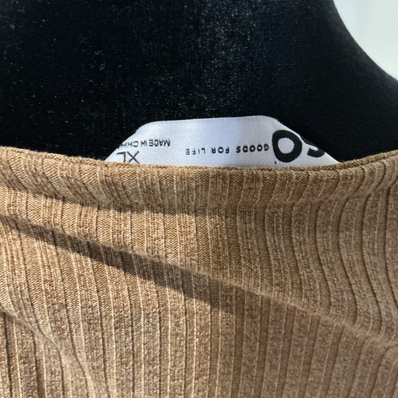 COS Camel Ribbed Knit Top - Picture 3 of 3
